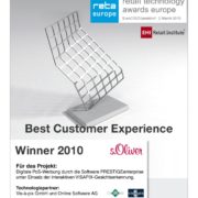 reta europe retail technology award Winner 2010
