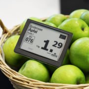 Electronic Shelf Labels Äpfel Preisauszeichnung