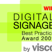 Logo viscom Digital Signage Best Practice Award 09 WINNER