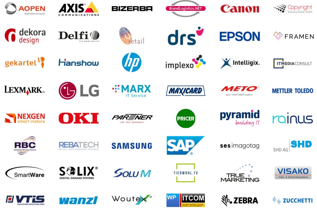 OnlineSoftwareAG - Partenaires Logos