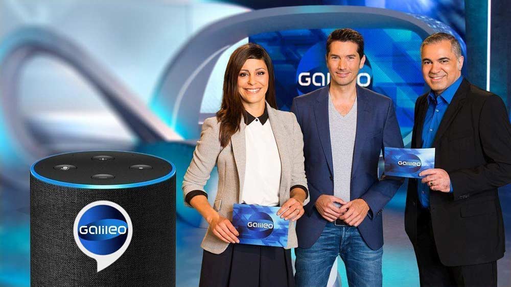 Galileo-skill Alexa PRESTIGE-onderneming Alexa-skill voor Galileo van Pro7 met PRESTIGEenterprise