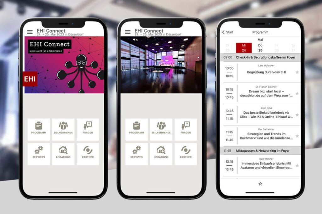 PRESTIGEenterprise EHI Connect app-gränssnitt